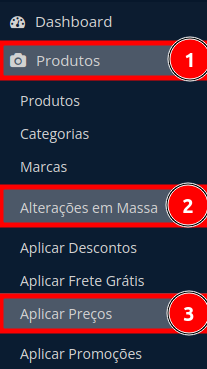 Como atualizar o preço dos produtos em massa?