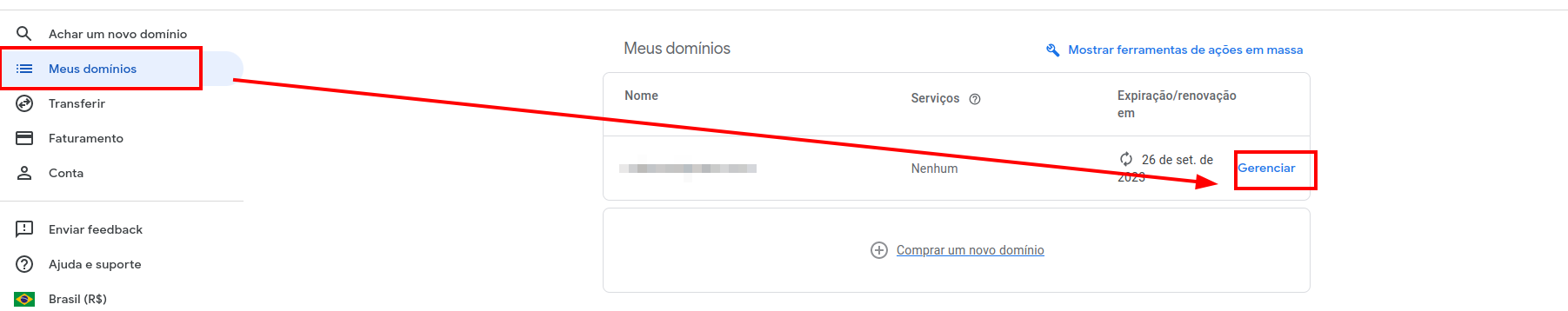 Como apontar domínio pelo Google Domains