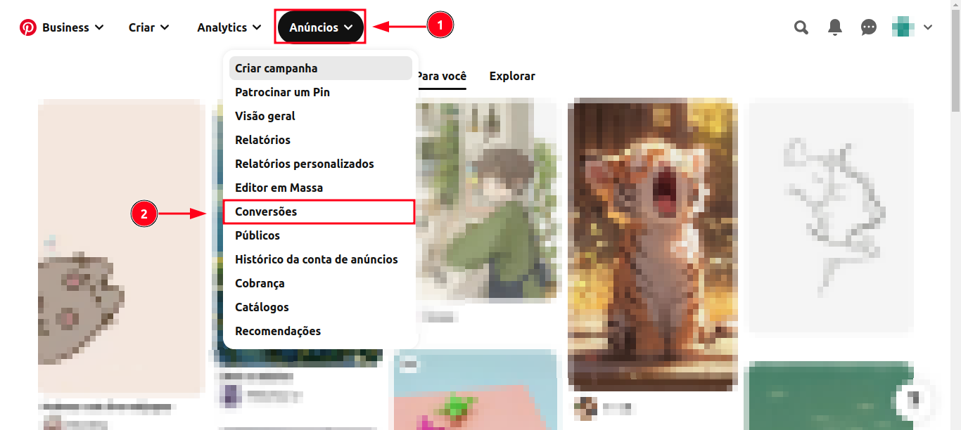 Integração com o Pinterest Ads