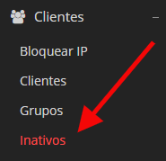 Clientes inativos